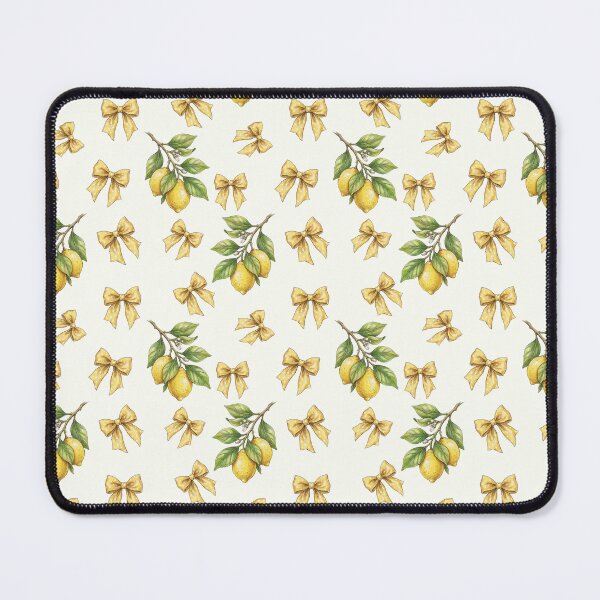 Item preview, Vintage lemon branches and yellow bows seamless pattern background designed and sold by ingapv.