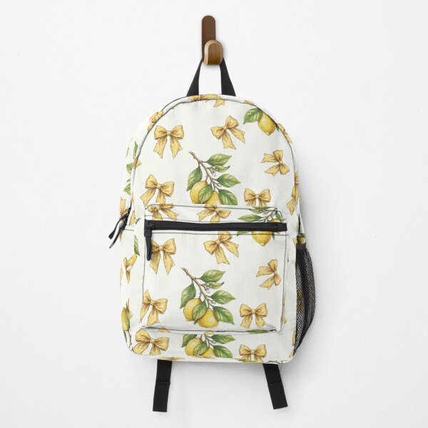Item preview, Vintage lemon branches and yellow bows seamless pattern background designed and sold by ingapv.