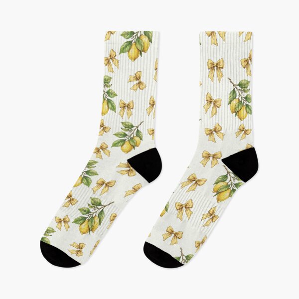 Item preview, Vintage lemon branches and yellow bows seamless pattern background designed and sold by ingapv.