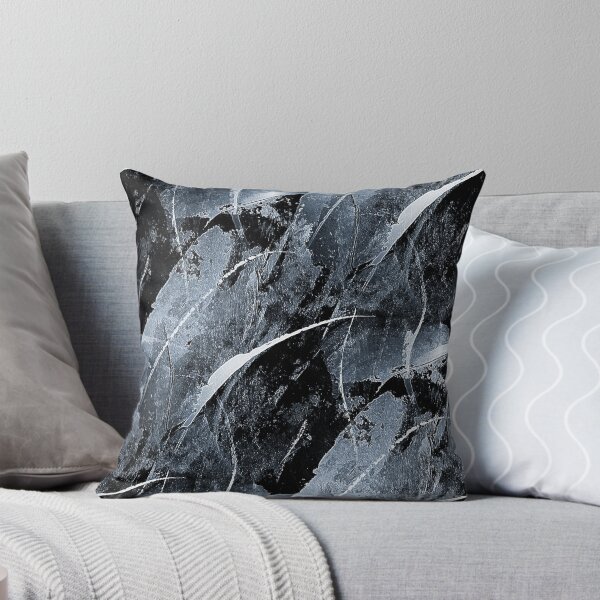 Item preview, Autumn Leaves Grunge Abstract in Blue designed and sold by Artistestella.