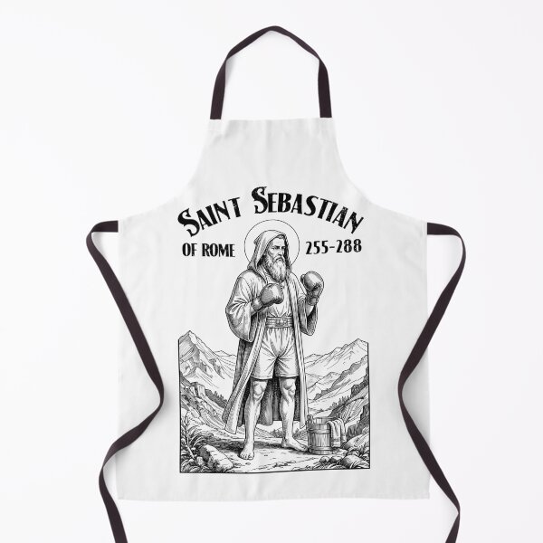 Item preview, Boxer Boxing Gym Pugilist Vintage Patron Saint Sebastian designed and sold by GrandeDuc.