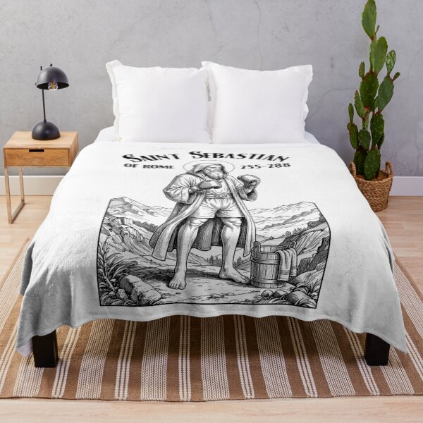 Item preview, Boxer Boxing Gym Pugilist Vintage Patron Saint Sebastian designed and sold by GrandeDuc.
