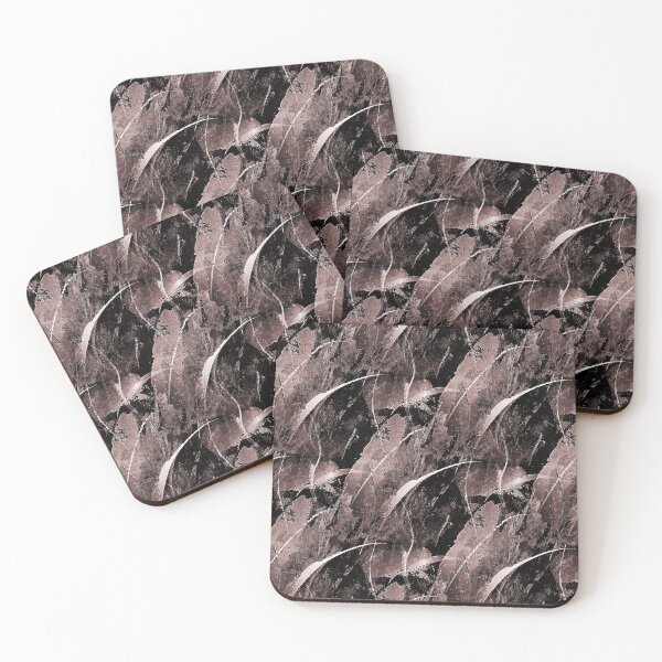 Item preview, Autumn Leaves Grunge Abstract in Maroon designed and sold by Artistestella.