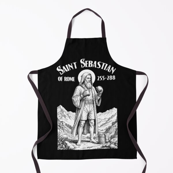Item preview, Boxer Boxing Gym Pugilist Vintage Patron Saint Sebastian designed and sold by GrandeDuc.