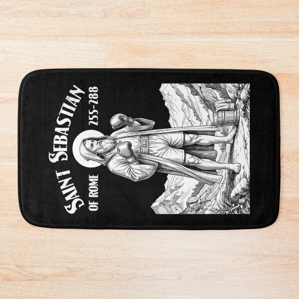 Item preview, Boxer Boxing Gym Pugilist Vintage Patron Saint Sebastian designed and sold by GrandeDuc.