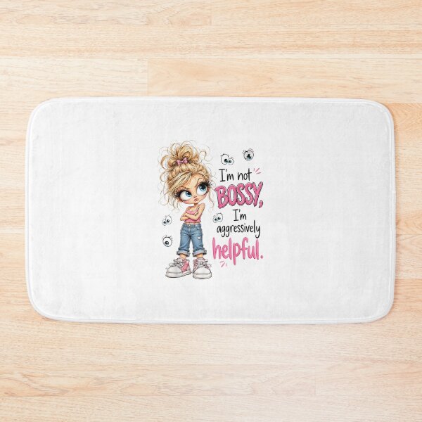 Item preview, I'm Not Bossy I'm Aggressively Helpful Funny Sarcastic Woman Retro designed and sold by abig-eiyana.
