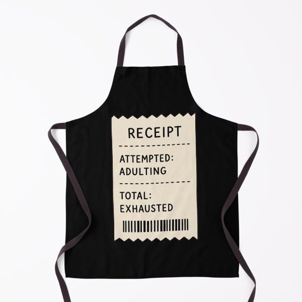 Item preview, Adulting Receipt designed and sold by PaperField.