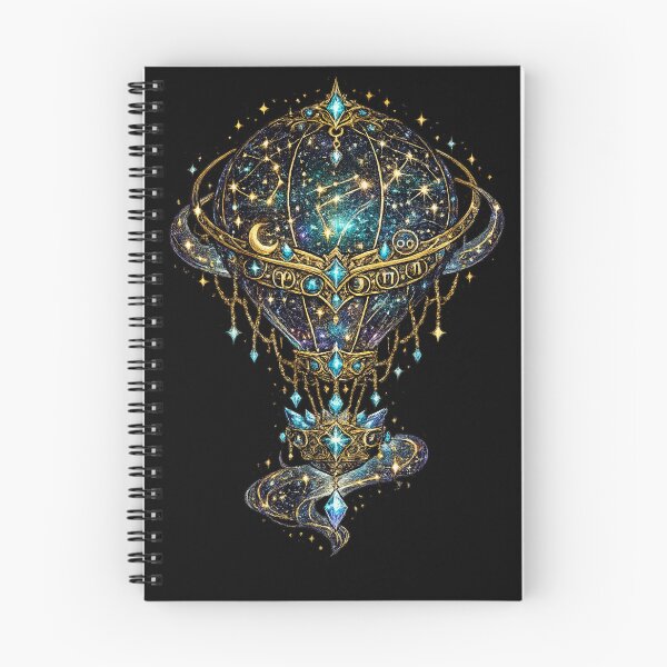 Item preview, Celestial Zodiac Hot Air Balloon | Cosmic Sky Voyage | Fantasy Astrology Art designed and sold by irfanshikh.