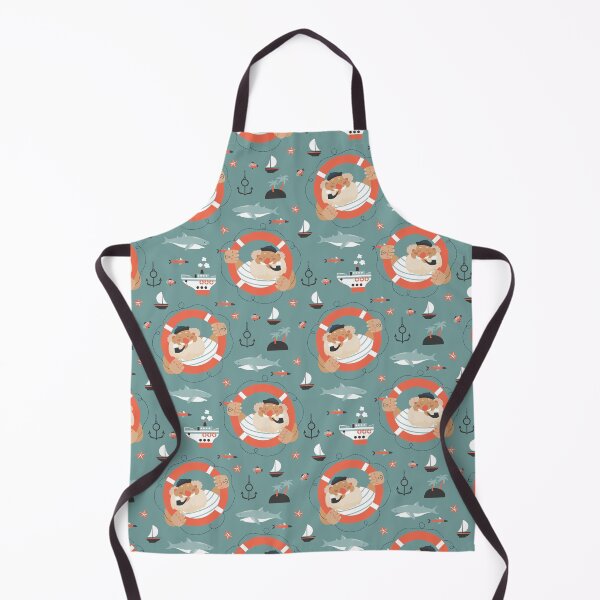 Item preview, Seamless vector pattern with old sailor designed and sold by KAYJAY DESIGNS.