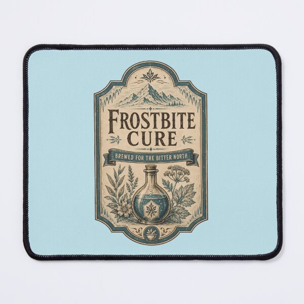 Item preview, Frostbite Cure Alchemy Bottle Label designed and sold by agearb.