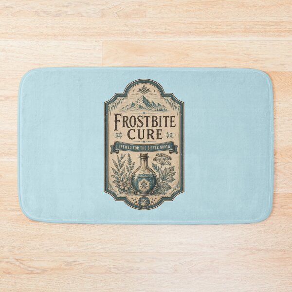 Item preview, Frostbite Cure Alchemy Bottle Label designed and sold by agearb.