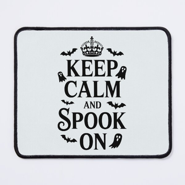 Item preview, Keep Calm and Spook On – Funny Halloween Quote Design designed and sold by Jollys-ArtShop.