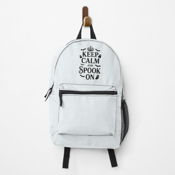 Item preview, Keep Calm and Spook On – Funny Halloween Quote Design designed and sold by Jollys-ArtShop.