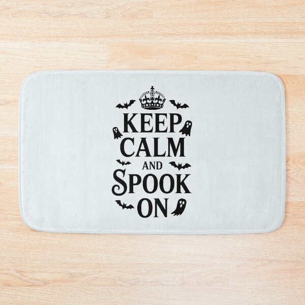 Item preview, Keep Calm and Spook On – Funny Halloween Quote Design designed and sold by Jollys-ArtShop.