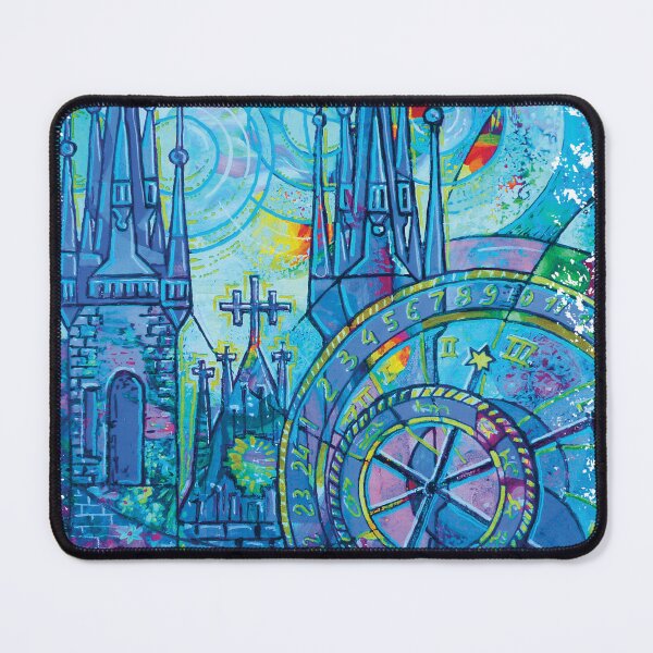 Item preview, Prague Gothic Architecture Stained Glass Abstract Geometry Art designed and sold by GunazaArt.