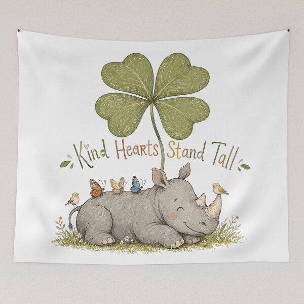 Item preview, Clover Guardian - Cute Rhyno designed and sold by bapupa.