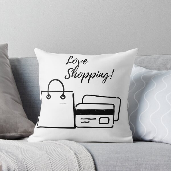 Item preview, Love Shopping Typography Design designed and sold by denisa1mihaela.