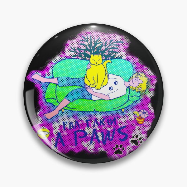 Item preview, I'm takin' a paws - Cat making biscuits designed and sold by Scolliecat.