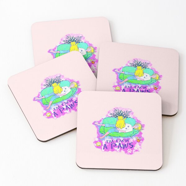 Item preview, I'm takin' a paws - Cat making biscuits designed and sold by Scolliecat.