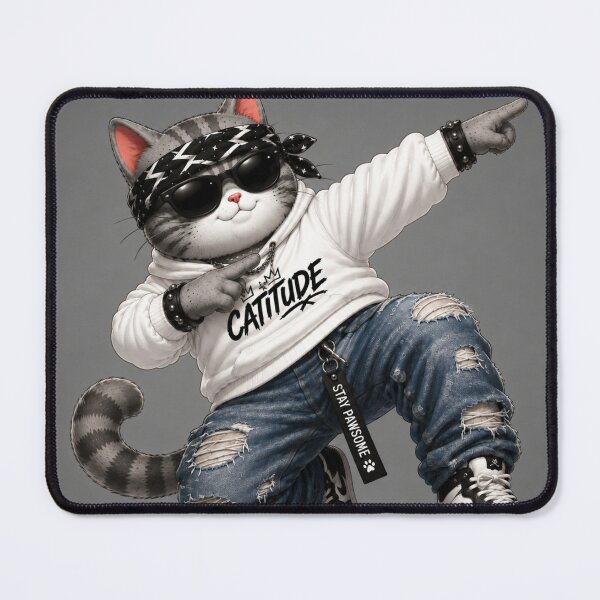 Item preview, Catrio Next Gen Gray Cat Final Showdown Move designed and sold by Mindworx21.