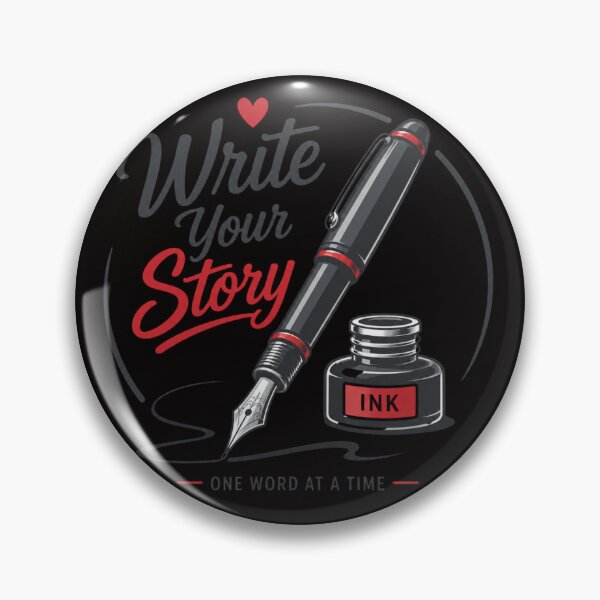 Item preview, Write Without Limits – Fountain Pen Graphic for Writers & Pen Lovers designed and sold by Tadeusz1.