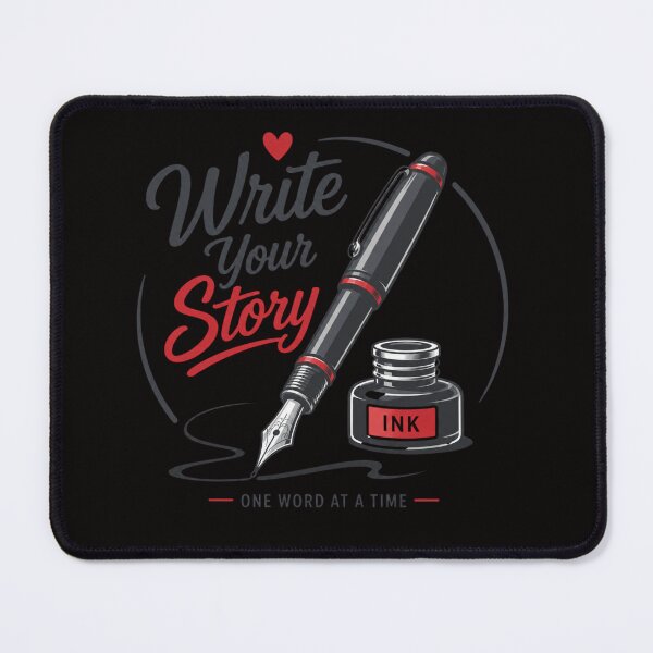 Item preview, Write Without Limits – Fountain Pen Graphic for Writers & Pen Lovers designed and sold by Tadeusz1.