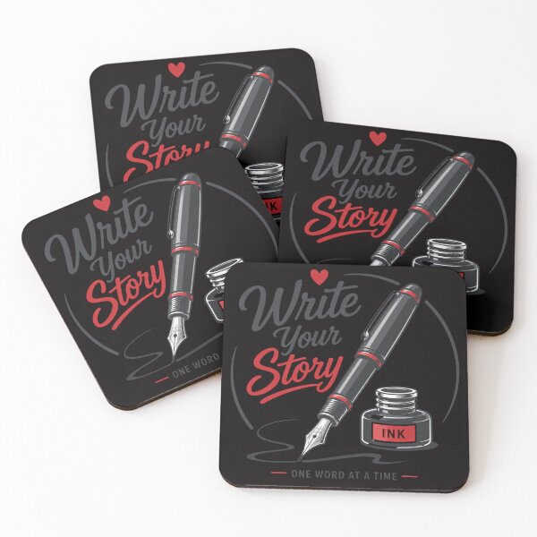 Item preview, Write Without Limits – Fountain Pen Graphic for Writers & Pen Lovers designed and sold by Tadeusz1.