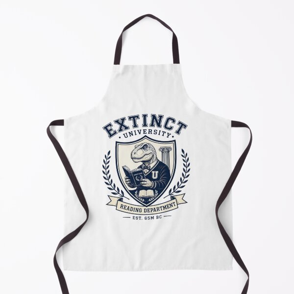 Item preview, Extinct University Reading Department Funny Dinosaur Teacher Crest Shirt designed and sold by Yellowriversss.