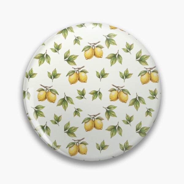 Item preview, Vintage lemon branches with leaves seamless pattern background designed and sold by ingapv.