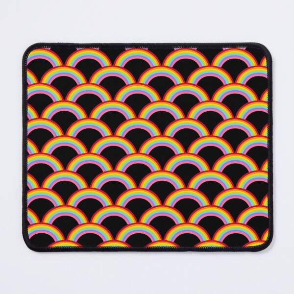 Item preview, Rainbows Over Black Background, Black Rainbow Design designed and sold by bestggraphico.