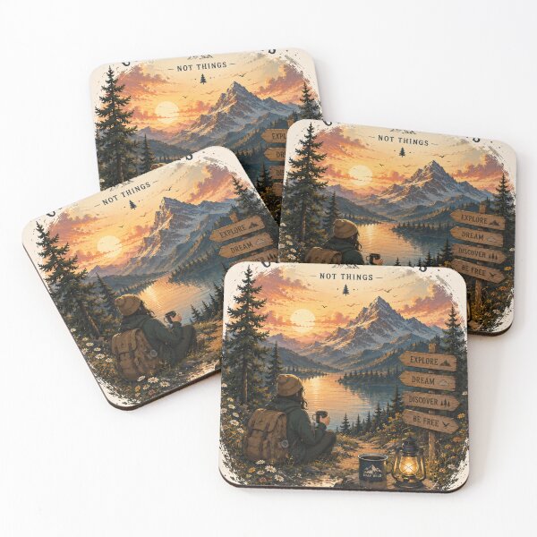Item preview, Collect Moments Not Things Adventure Poster designed and sold by CartRex.