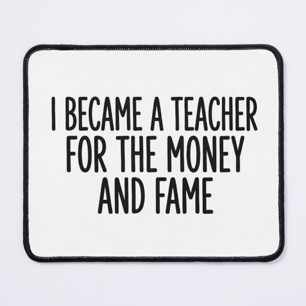 Item preview, Funny Teacher Quote Typography Sarcastic Educator Gift designed and sold by raedattia.