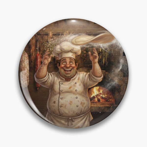 Item preview, Funny Pizza Chef Tossing Dough - Italian Pizzeria Art designed and sold by The store under the battleship :).