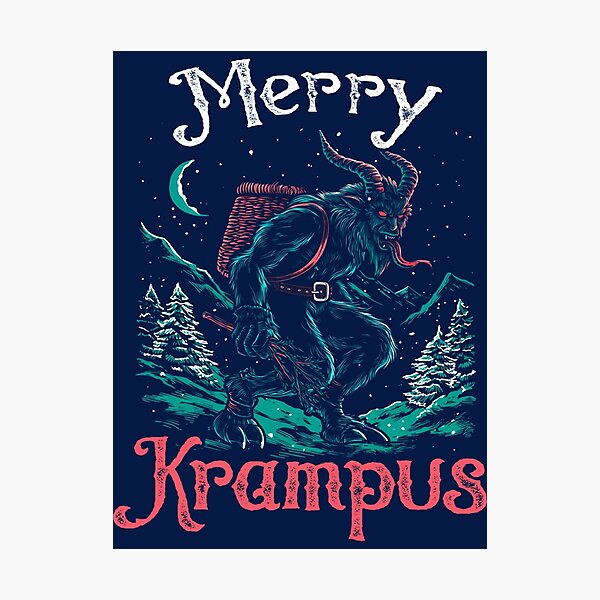 Item preview, Merry Krampus Holiday Monster designed and sold by KayleiTugg.
