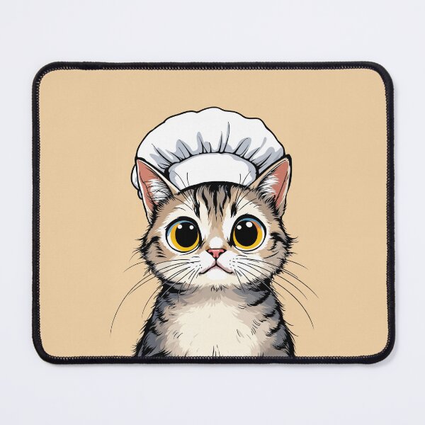 Item preview, Chef Cat Rolling Dough Kawaii Kitty Baker Design designed and sold by store52.