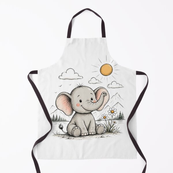 Item preview, Baby Elephant Mountain Landscape designed and sold by Snurly.