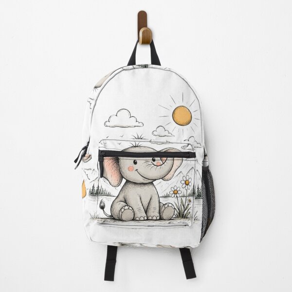 Item preview, Baby Elephant Mountain Landscape designed and sold by Snurly.