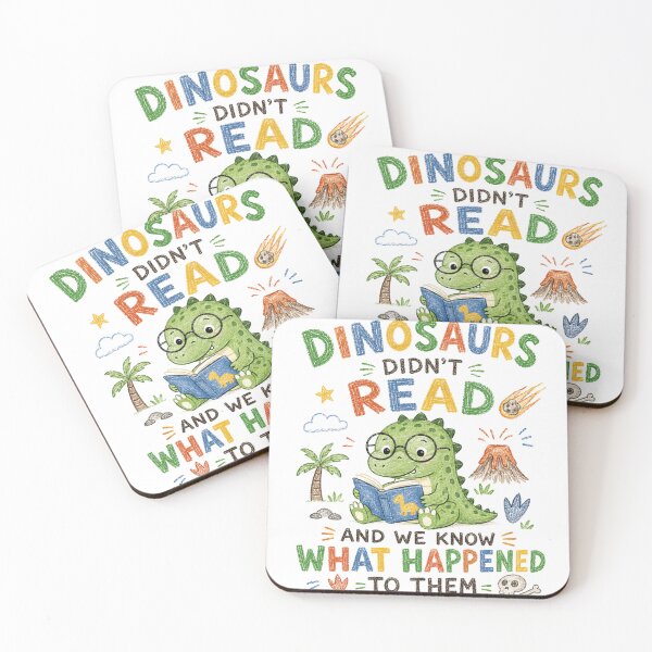 Item preview, Dinosaurs Didn't Read And We Know What Happened To Them Cute Crayon Shirt designed and sold by Yellowriversss.