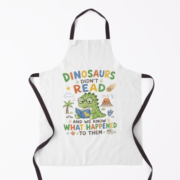 Item preview, Dinosaurs Didn't Read And We Know What Happened To Them Cute Crayon Shirt designed and sold by Yellowriversss.