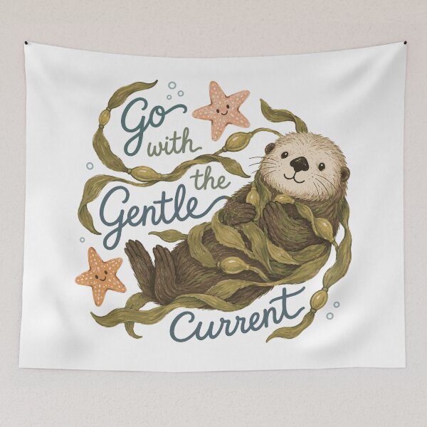 Item preview, Kelp Cruiser - Cute Sea Otter designed and sold by bapupa.