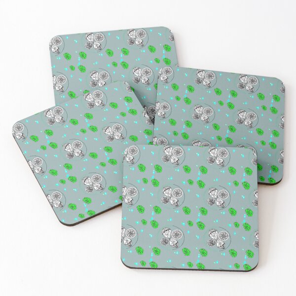Item preview, Abstract Zen Bloom in Sage & Neon designed and sold by The Mandala Oasis.