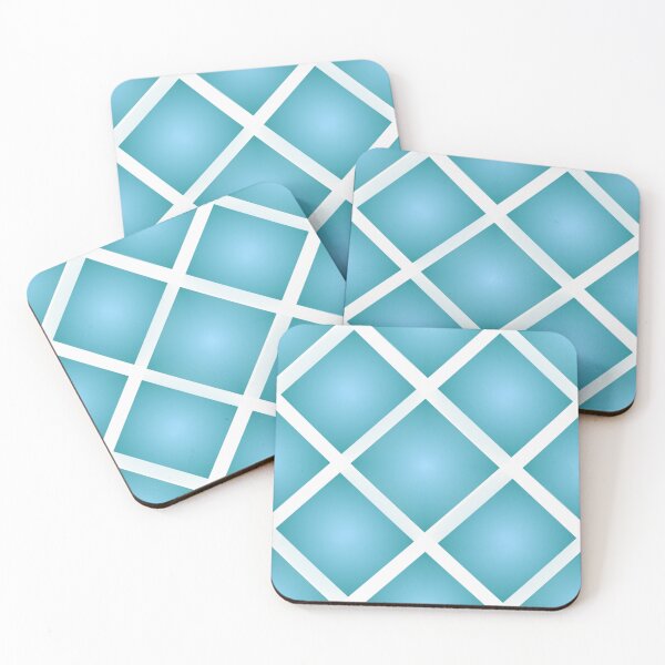 Item preview, Light blue diamond geometric pattern design designed and sold by iRenza.