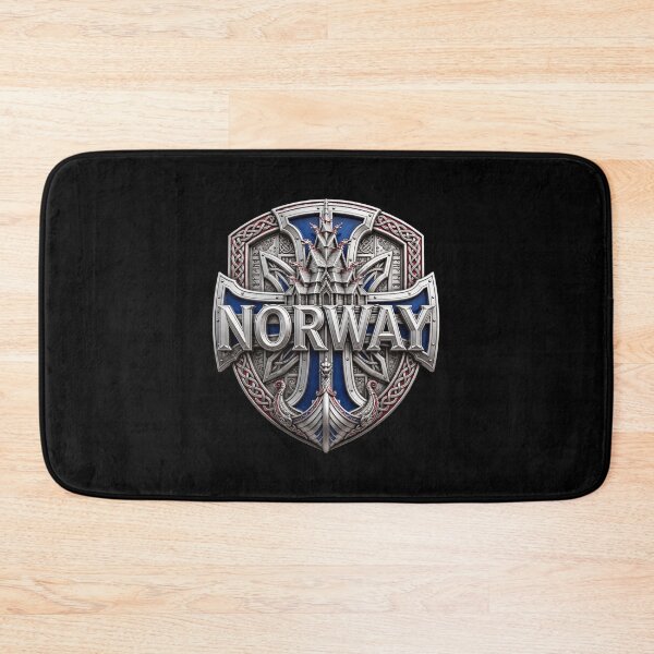 Item preview, Norway Norwegian Flag Design, Norway Flag Shirt, Norwegian Pride, Nordic Cross Flag, Viking Heritage, Oslo Norway, Scandinavian Culture, National Pride Graphic designed and sold by Typologystudios.