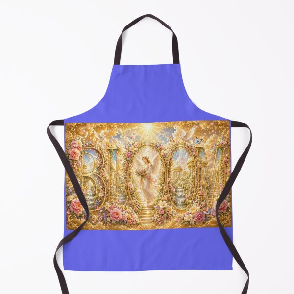 Item preview, BLOOM – Heavenly Garden Angel | Luxury Floral Fantasy Typography Art designed and sold by sunbowjp stadio.
