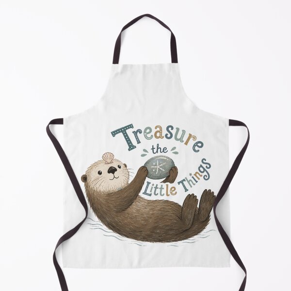 Item preview, Pebble Keeper - Cute Sea Otter designed and sold by bapupa.
