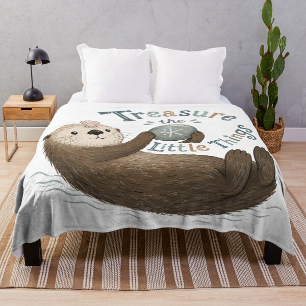 Item preview, Pebble Keeper - Cute Sea Otter designed and sold by bapupa.