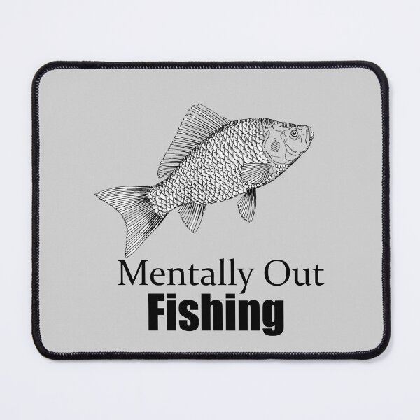 Item preview, Mentally Out Fishing Graphic Tee designed and sold by annenambiro.