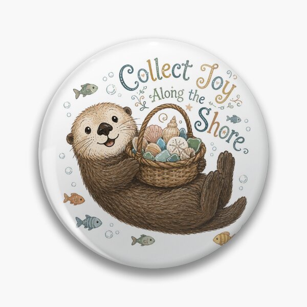 Item preview, Tidepool Pal - Cute Sea Otter designed and sold by bapupa.