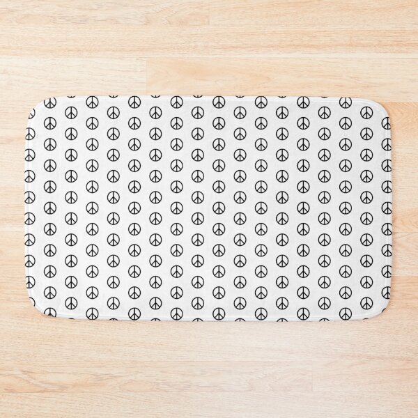 Item preview, Black Peace Sign Anti War Minimalist symbol designed and sold by pattern-archive.