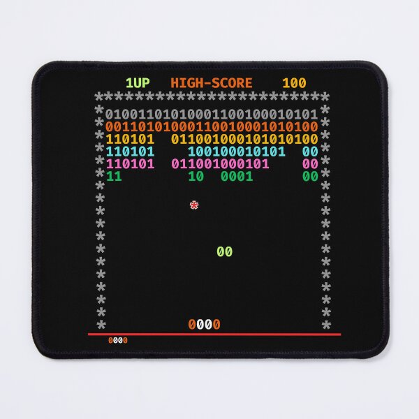 Item preview, Retro Arcade Binary Code - Programmer Humor - Binary Wall designed and sold by Message from Earth.